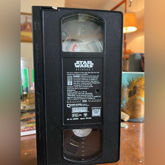 🌌 Vintage Y2K Star Wars Episode 1 Ewan McGregor Natalie Portman Jar Jar VHS 🌌 - Picture 2 of 6